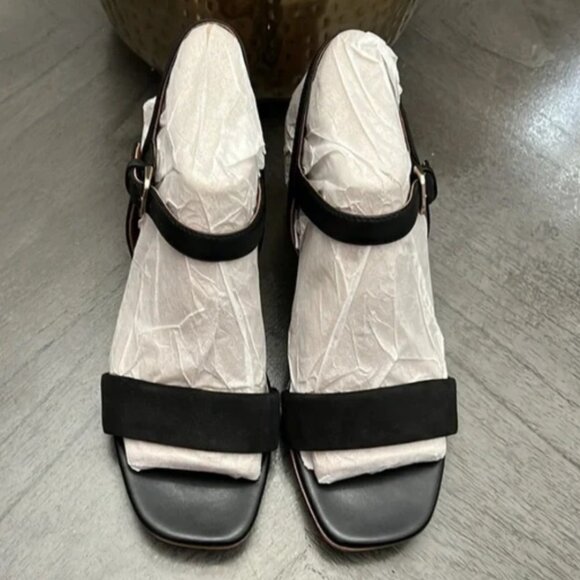 Naturalizer Leather Block Heeled Sandal - Rose (WIDE) - Picture 4 of 6